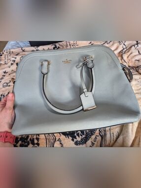 Kate Spade New York Cameron Street Margot Satchel Purse Light Blue